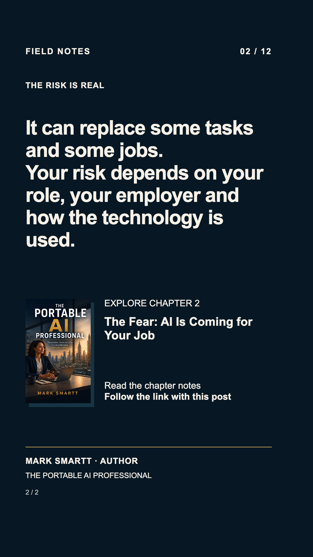 Answer: It can replace some tasks and some jobs. Your risk depends on your role, your employer and how the technology is used.