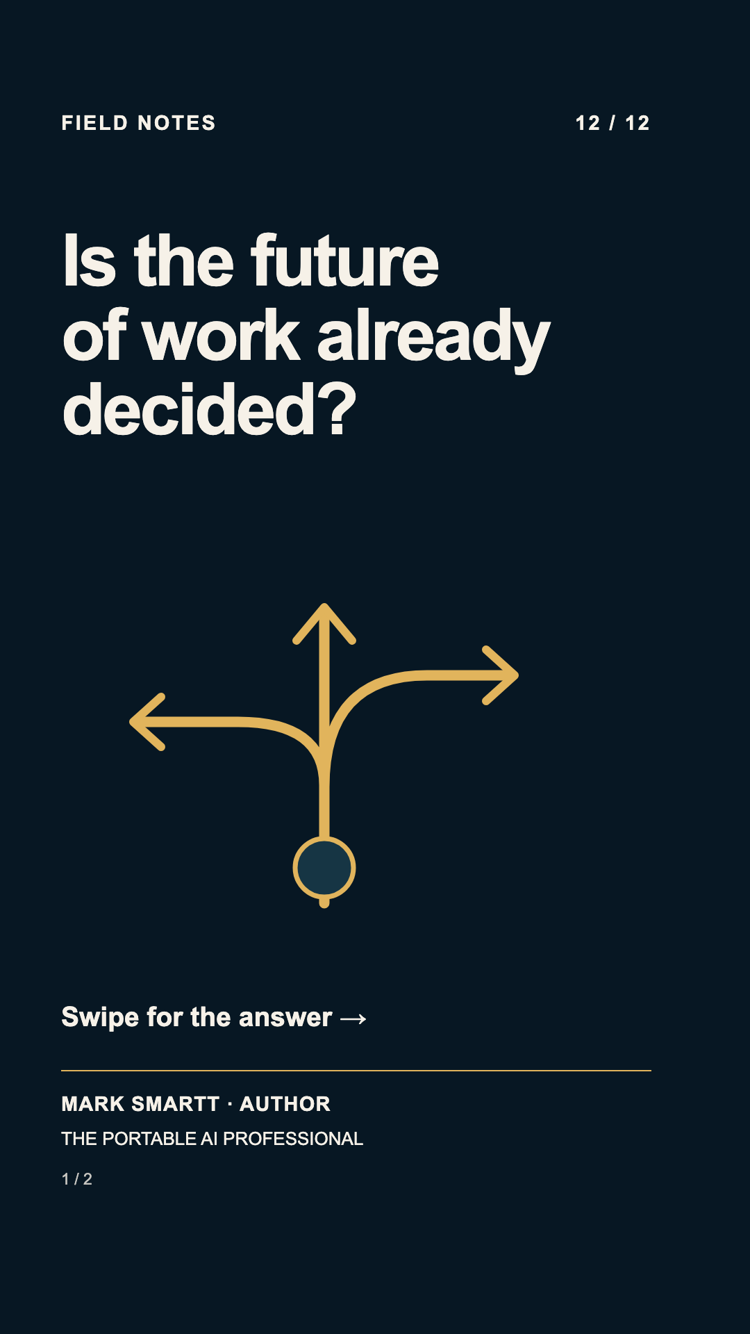 Question: Is the future of work already decided?